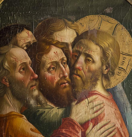 Jesucristo con apóstoles